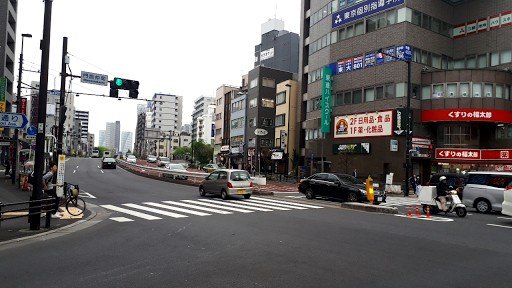 みのりさんがドリフトした交差点